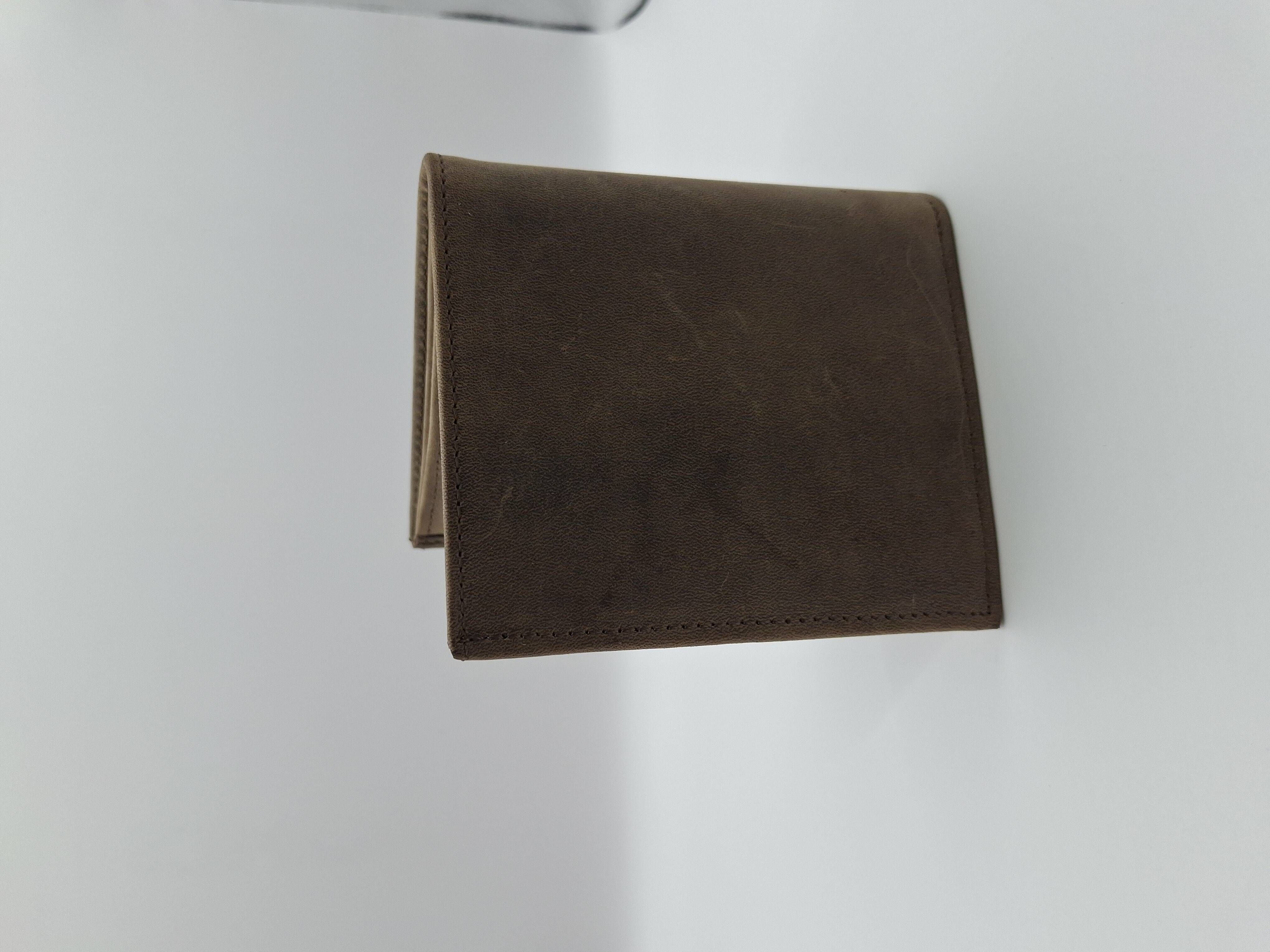 Yağlı Taba Dik Deri Cüzdan