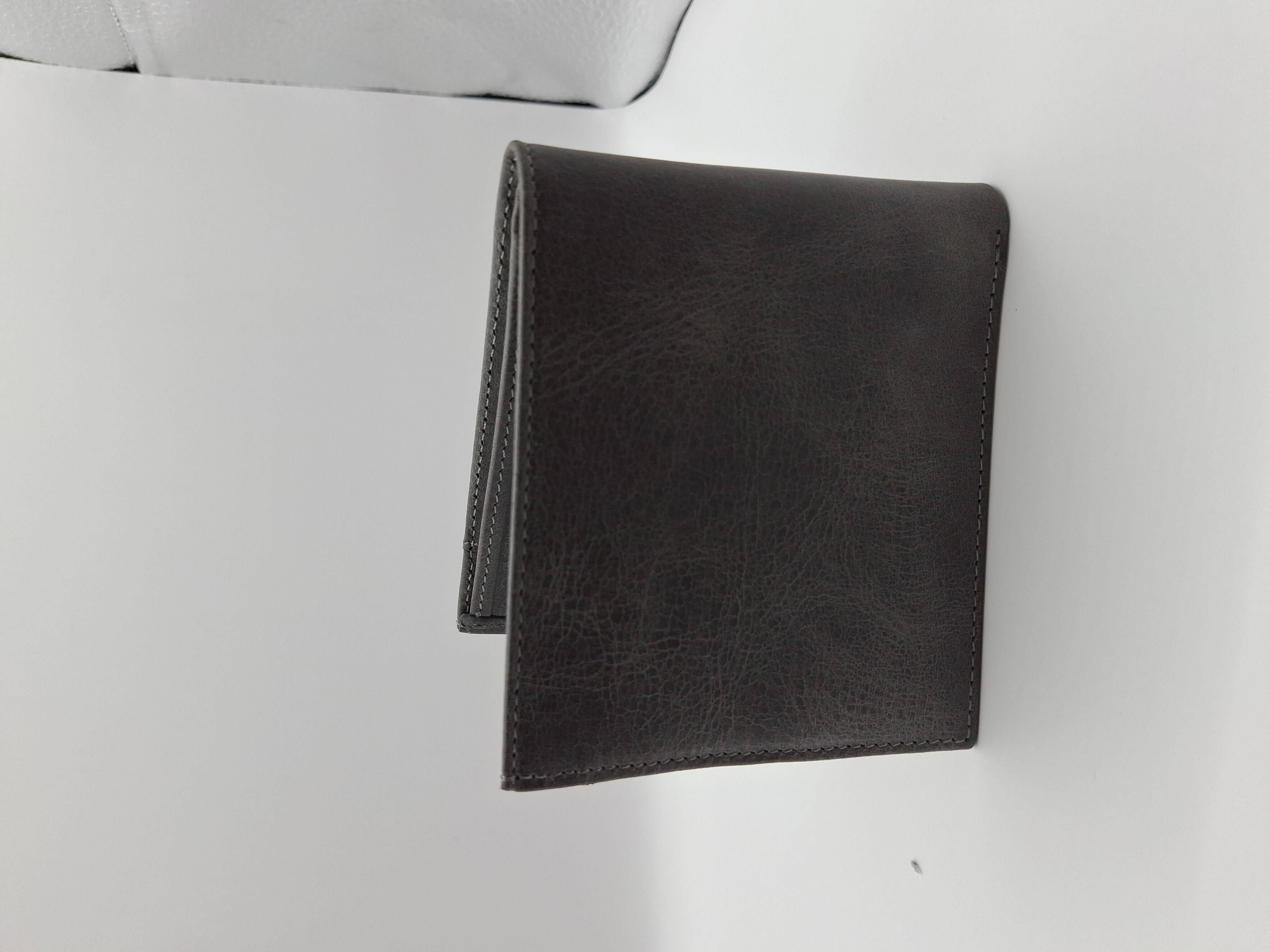 Antrasit Gri Deri Cüzdan