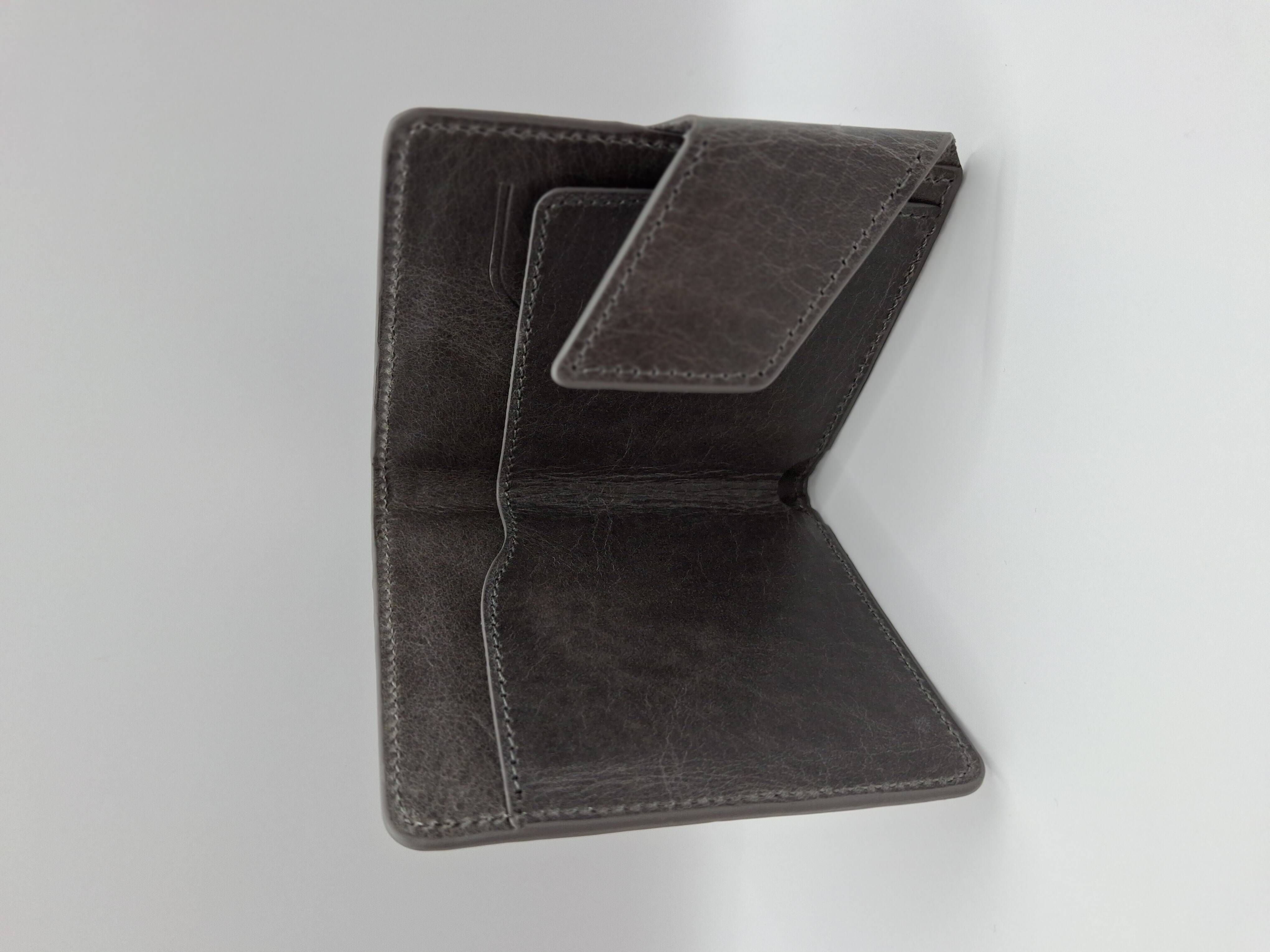 Antrasit Gri Deri Cüzdan