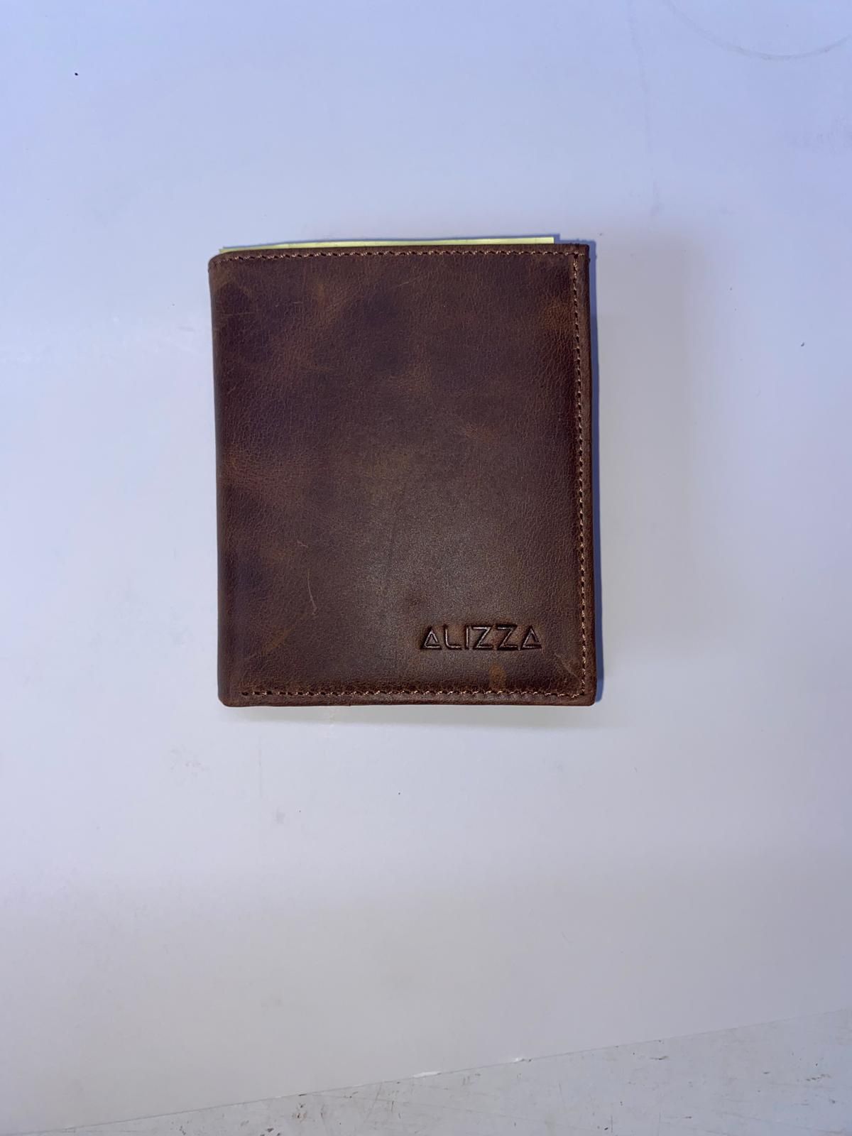 Deri Taba Dik Cüzdan