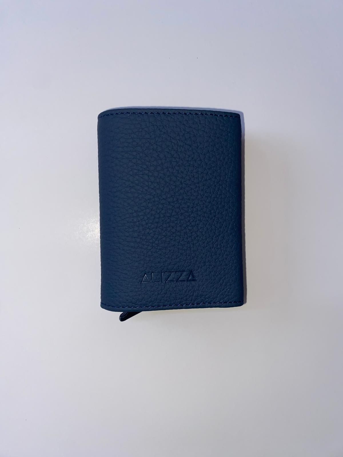 Petrol Mavisi Deri Kartlık