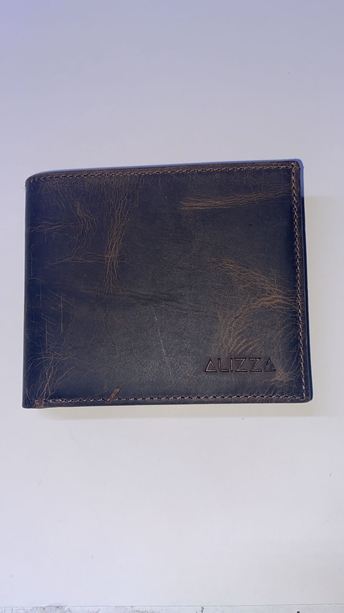 Erkek Deri Cüzdan-Eskitme Taba