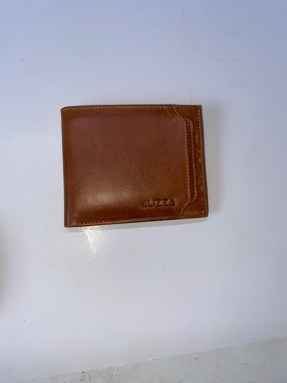 Açık Taba Deri Cüzdan