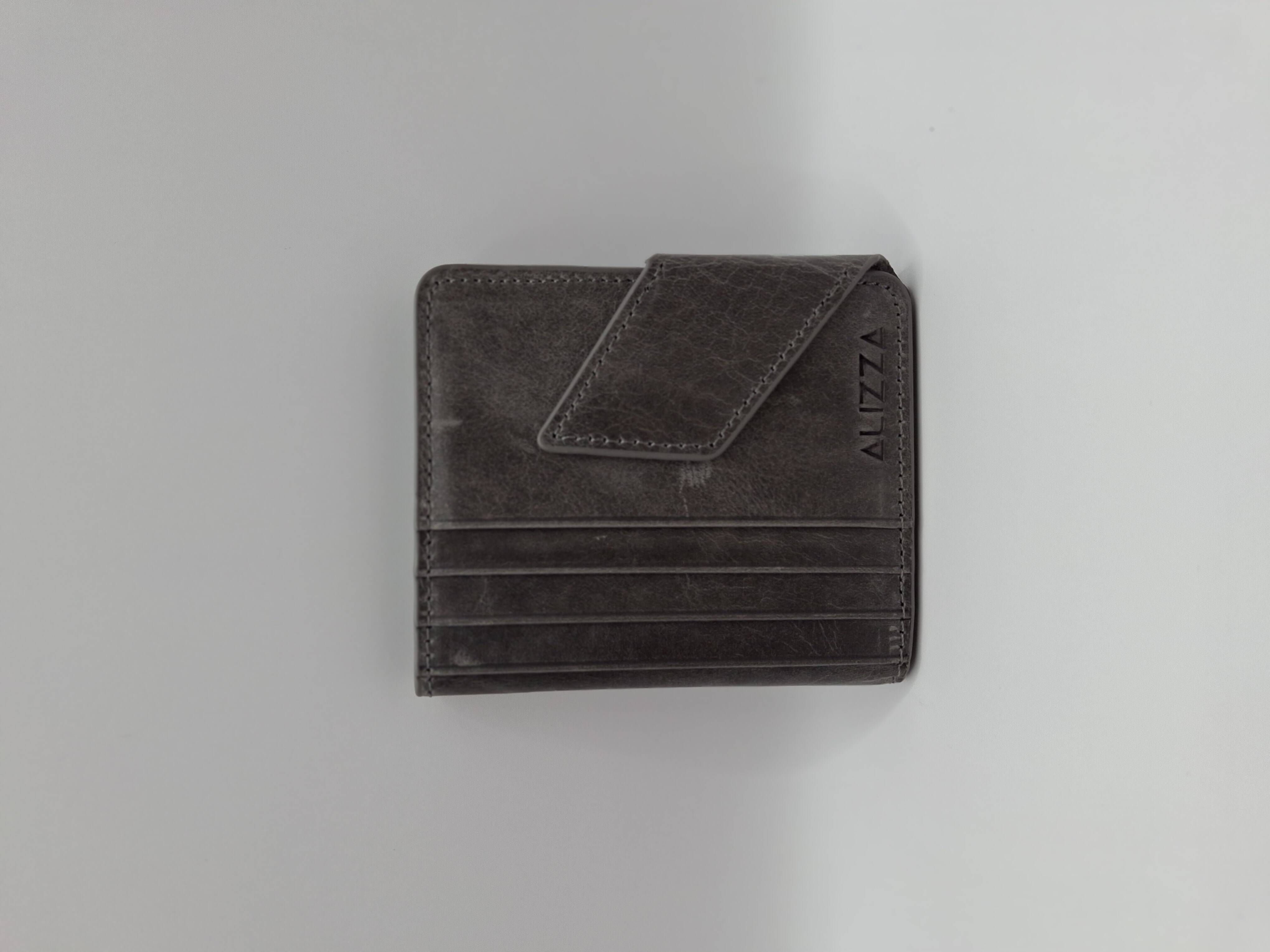 Antrasit Gri Deri Cüzdan